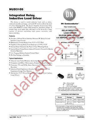 NUD3105LT1G datasheet  